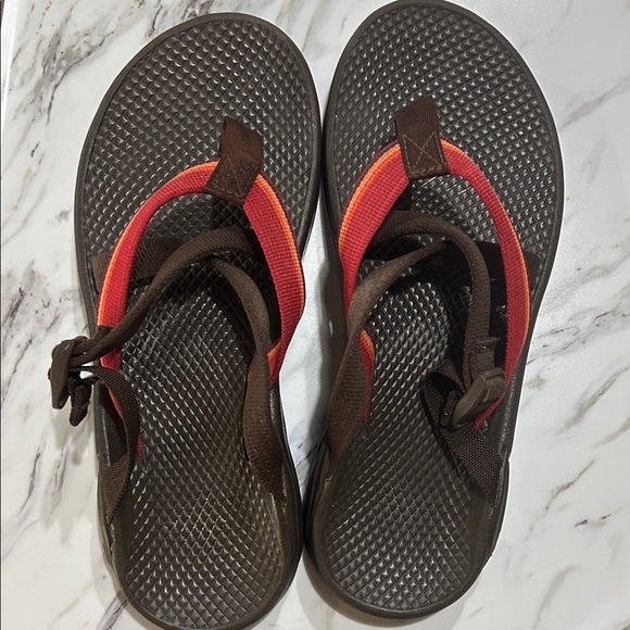 Chaco Women's Sandals in Brown and Red - Picture 7 of 9